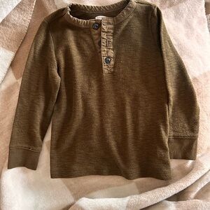 Old Navy Olive Long Sleeve Kids Tee, size 2T